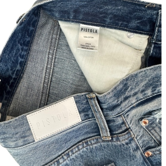 NWT Pistola Alice Denim Midi Skirt in Portrait Vintage Size 28 - Picture 11 of 11